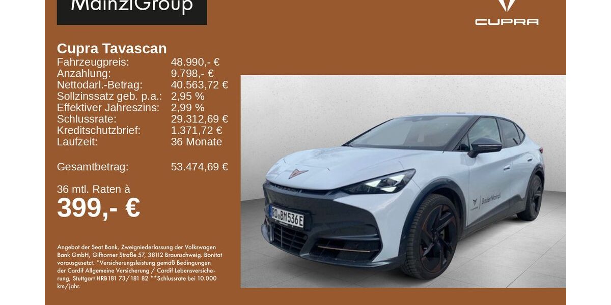 Cupra Tavascan 16.000 km 48.990 &euro; Rosenheim 83026