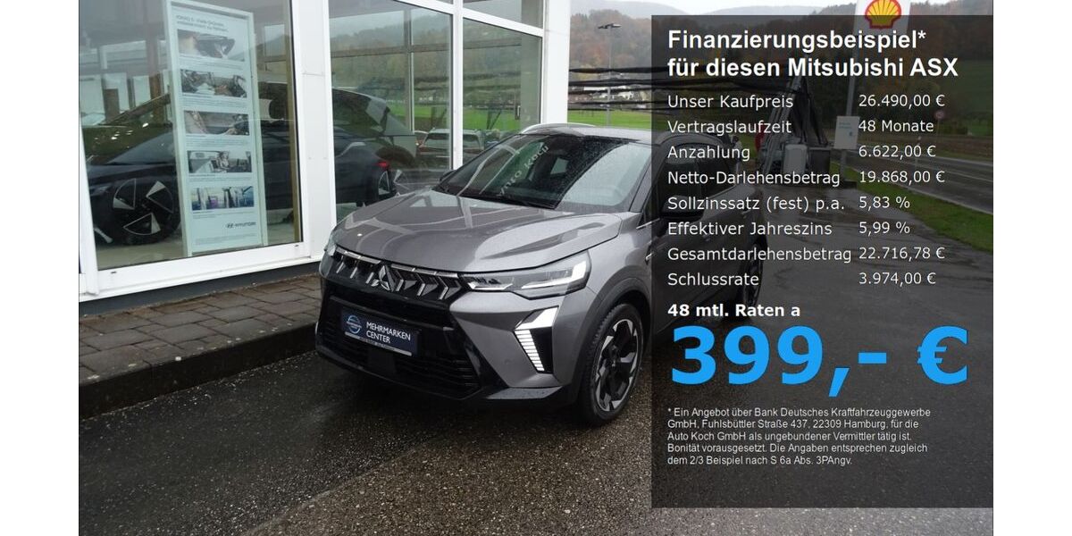 Mitsubishi ASX 2.420 km 26.490 &euro; Bad Feilnbach 83075