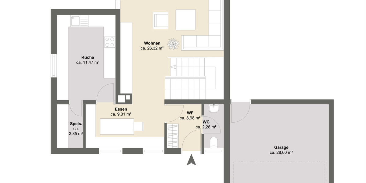 Einfamilienhaus Hausham - 5 Zimmer, 130 m&sup2;, 1.150.000&euro; | Angebot:25704641