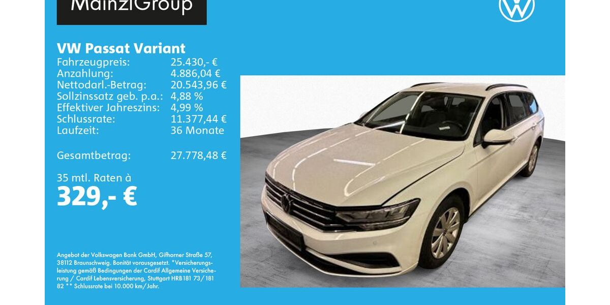 VW Passat Variant 27.940 km 25.430 &euro; Feldkirchen/Westerham 83620