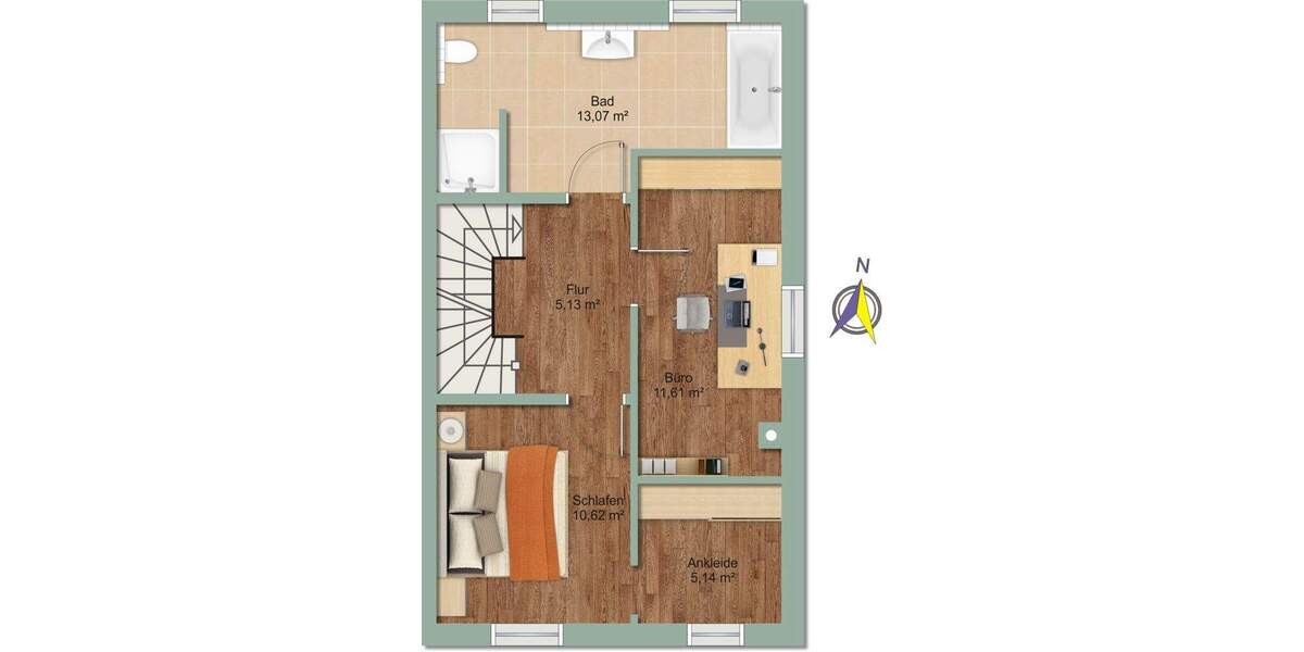 Doppelhaushälfte Ebersberg - 4 Zimmer, 134 m&sup2;, 899.000&euro; | Angebot:25697078