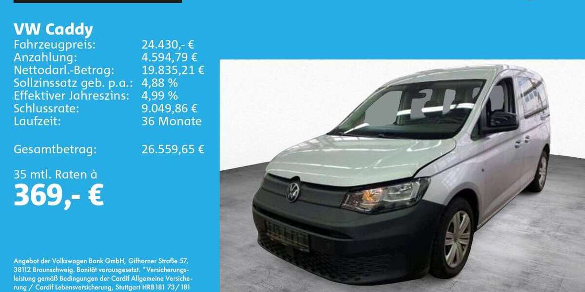 VW Caddy 47.300 km 24.430 &euro; Feldkirchen - Westerham 83620