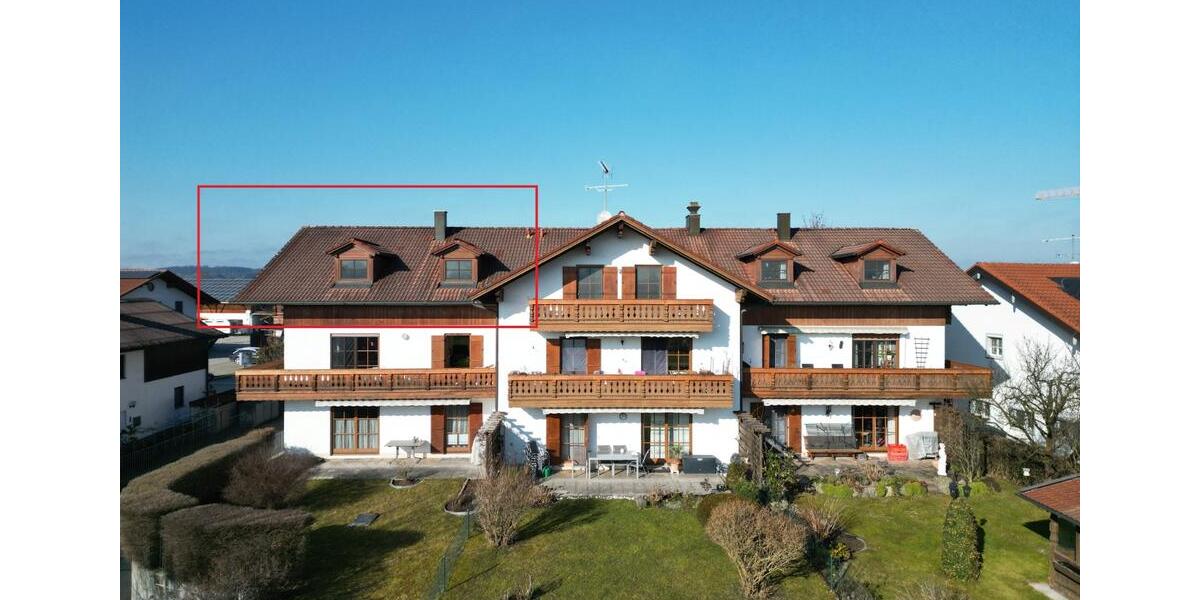 Dachgeschoßwohnung Bruckmühl - 3 Zimmer, 84 m&sup2;, 350.000&euro; | Angebot:25900903