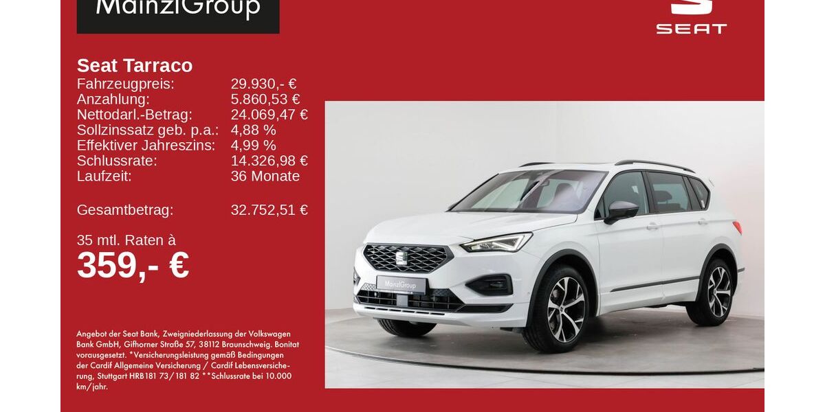 Seat Tarraco 101.726 km 29.930 &euro; Feldkirchen/Westerham 83620