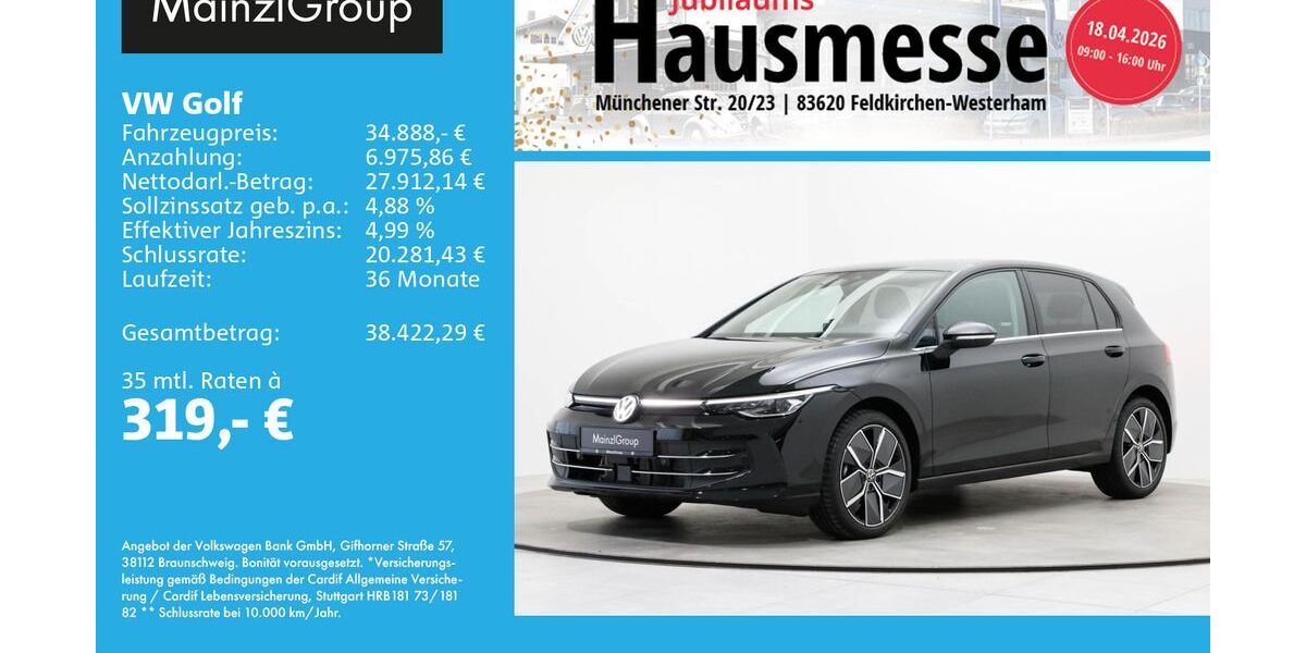 VW Golf 4.500 km 34.888 &euro; Feldkirchen-Westerham 83620