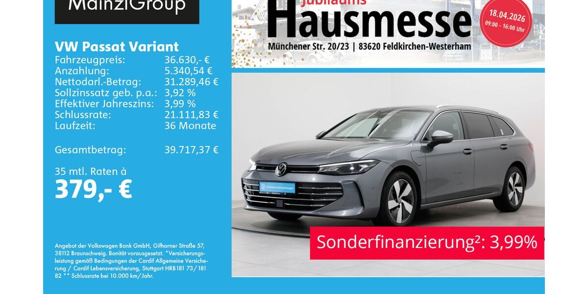VW Passat Variant 25.800 km 36.630 &euro; Feldkirchen/Westerham 83620