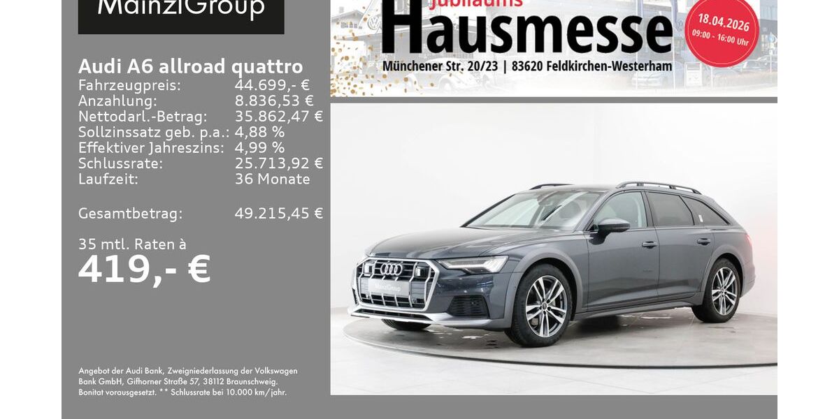 Audi A6 Allroad 21.300 km 44.699 &euro; Feldkirchen/Westerham 83620