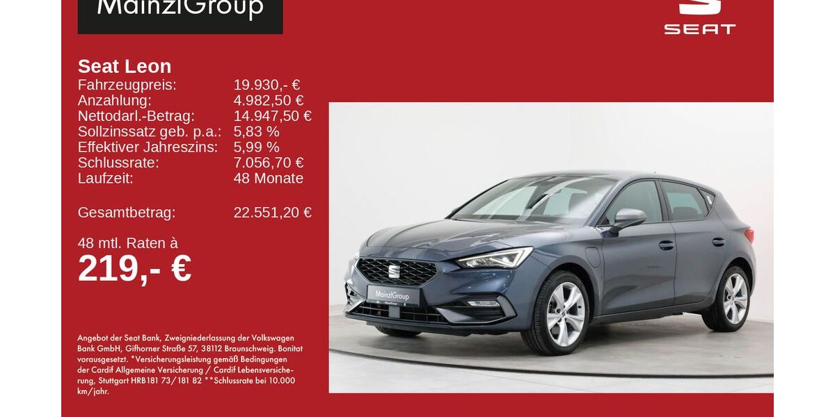 Seat Leon 94.651 km 19.930 &euro; Feldkirchen/Westerham 83620
