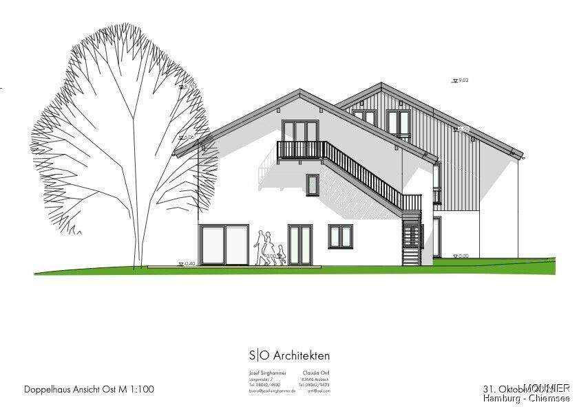 Doppelhaushälfte Eggstätt - 5 Zimmer, 186 m&sup2;, 995.000&euro; | Angebot:25727377